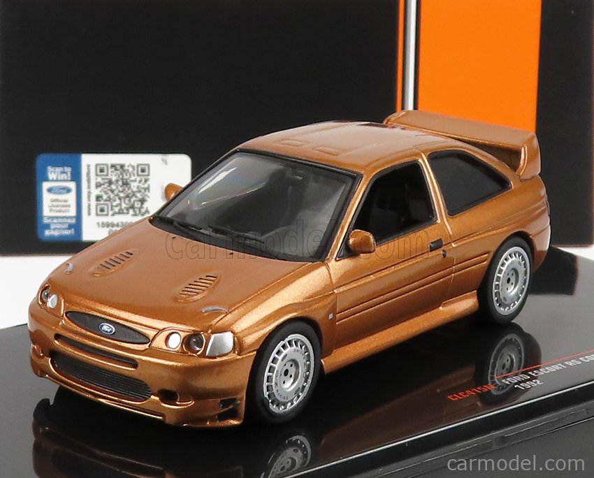 PRE-ORD3R IXO Models Modeliukas 1992 Ford Escort RS Cosworth Custom, metallic brown