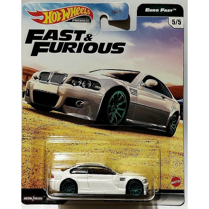 Hot Wheels Premium Fast and Furious Modeliukas BMW M3 E46