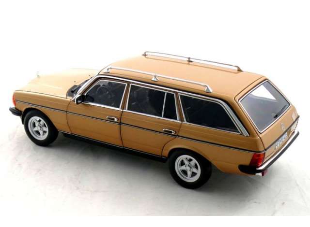 PRE-ORD3R Norev Modeliukas 1/18 Mercedes Benz S123 T-Model, champagne metallic (Code473)