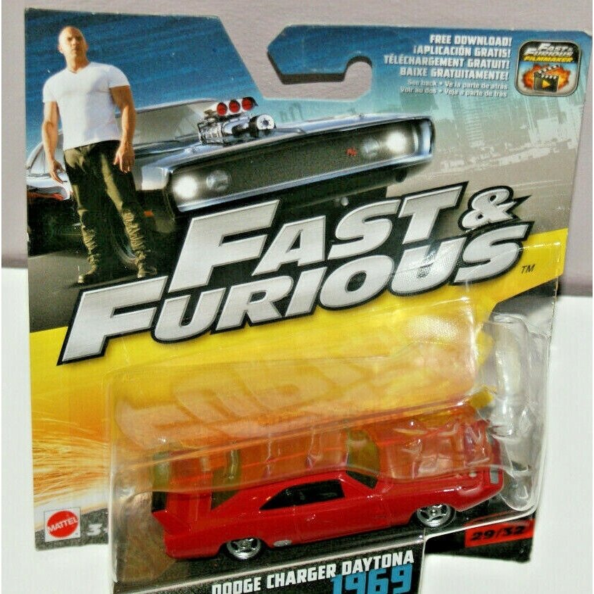 Hot Wheels 1/55 Fast & the Furious Modeliukas Dodge Charger Daytona (yra Sandėlyje)