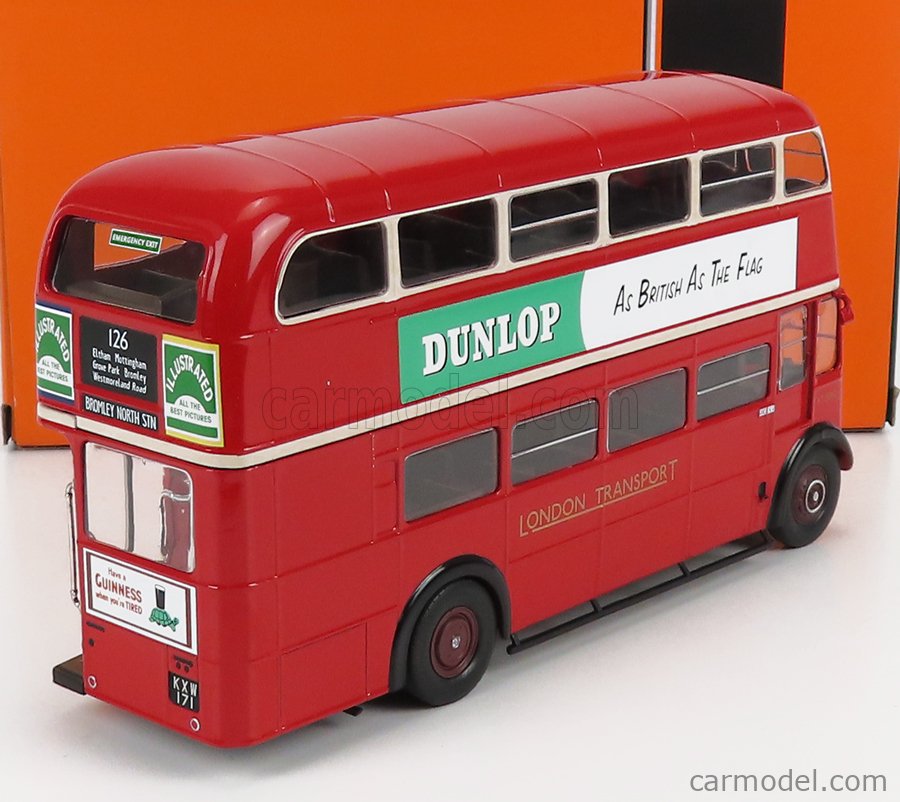 PRE-ORD3R IXO Models Modeliukas 1/43 1939 AEC Regent III RT, red
