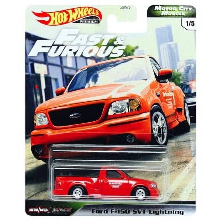 Hot Wheels Premium Fast Furious Modeliukas Ford F-150 SVT Lightining (yra Sandėlyje)
