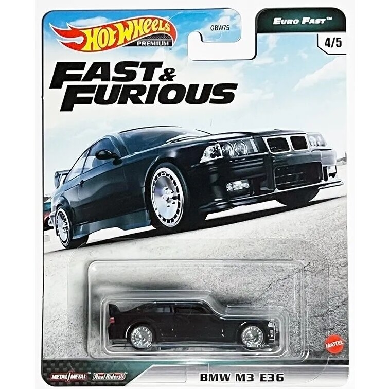 Hot Wheels Premium Fast and Furious Modeliukas BMW M3 E36