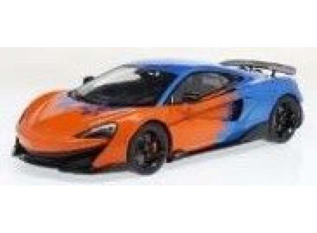 PRE-ORD3R Solido Modeliukas 2020 McLaren 600LT F1 Team Tribute Livery, blue/orange
