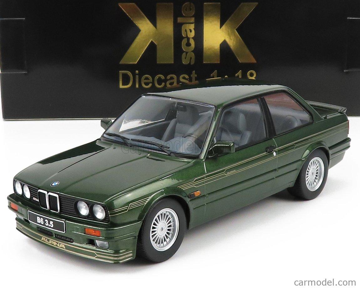 PRE-ORD3R KK Scale Modeliukas 1988 BMW Alpina B6 3.5 E30, green metallic