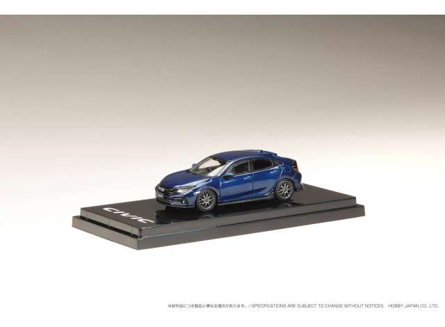 PRE-ORD3R Hobby Japan Modeliukas 2020 Honda CIVIC H/B FK7 Customized Version, obsidian blue pearl