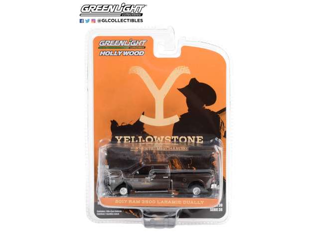 PRE-ORD3R GreenLight Modeliukas 2017 Ram 3500 Laramie Dually (Yellowstone 2018-Current TV Series) John Dutton’s Yellowstone Dutton Ranch *Hollywood Series 38*