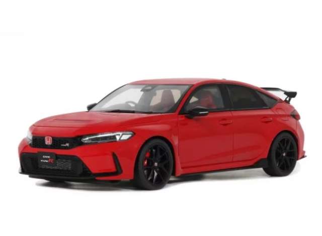 PRE-ORD3R OttO Miniatures Modeliukas 1/18 2022 Honda Civic Type R *Resin series*, rallye red R-513