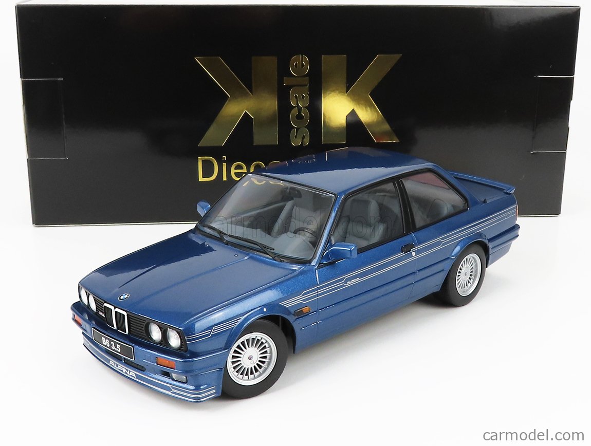 PRE-ORD3R KK Scale Modeliukas 1988 BMW Alpina B6 3.5 E30, blue metallic
