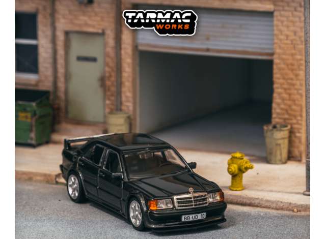 PRE-ORD3R Tarmac Modeliukas 1/64 Mercedes-Benz 190 E 2.5-16 EVO 1, blue-black metallic