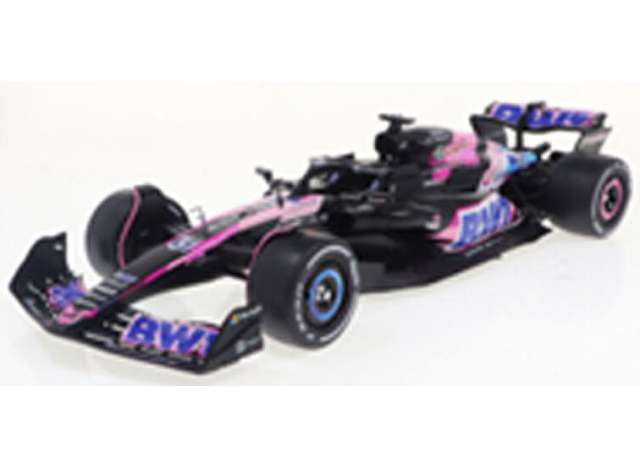 PRE-ORD3R Solido Modeliukas 1/18 2024 Alpine A524 Presentation F1, Pierre Gasly, blue/pink