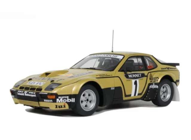 PRE-ORD3R OttO Miniatures Modeliukas 1/18 1981 Porsche 924 Carrera GT Gr.4 *Resin series*, gold
