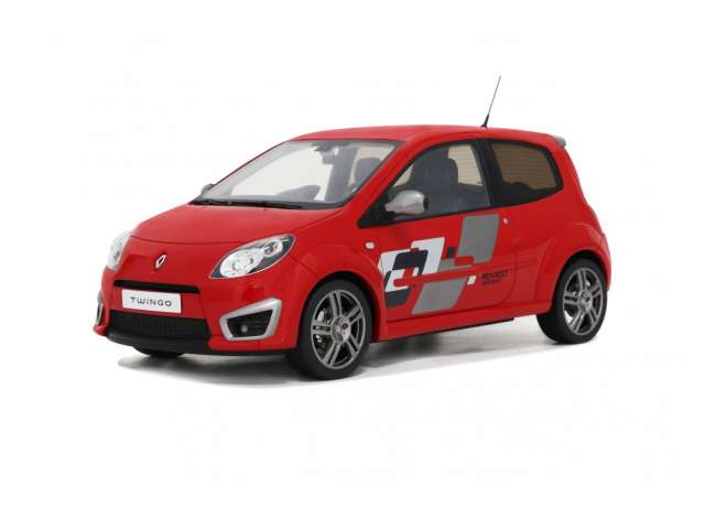 PRE-ORD3R OttO Miniatures Modeliukas 1/18 2008 Renault Twingo RS Phase 1 *Resin series*, rouge ViF 727