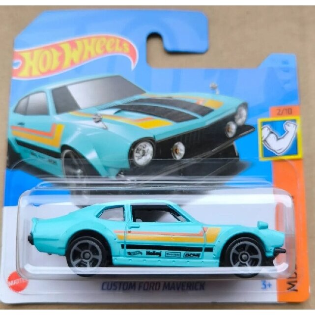 Hot Wheels Mainline Modeliukas Custom Ford Maverick light blue (yra Sandėlyje)