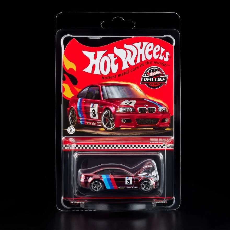 Hot Wheels RLC Modeliukas 2006 BMW M3 Spectraflame red (yra Sandėlyje)