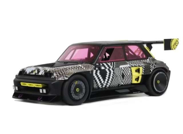 PRE-ORD3R OttO Miniatures Modeliukas 1/18 2022 Renault 5 Turbo 3E *Resin series*, black