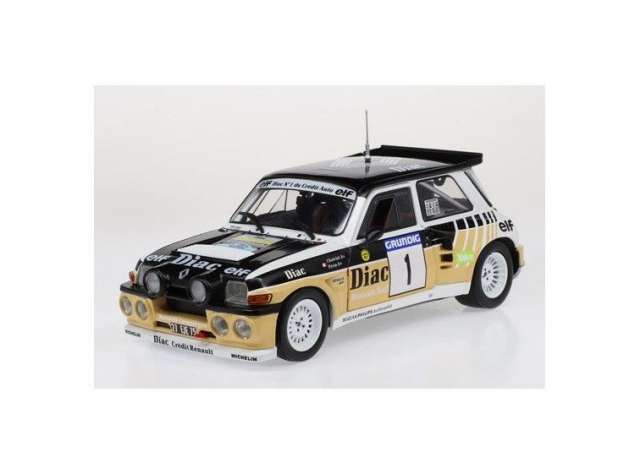 Solido Modeliukas Renault 5 Rally de Var F. Chatriot #1, white/yellow/black