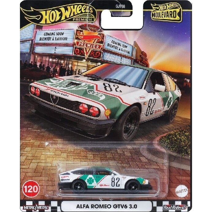 Hot Wheels Premium Boulevard 116-120 Modeliukas Alfa Romeo GTV6 3.0 (yra Sandėlyje)