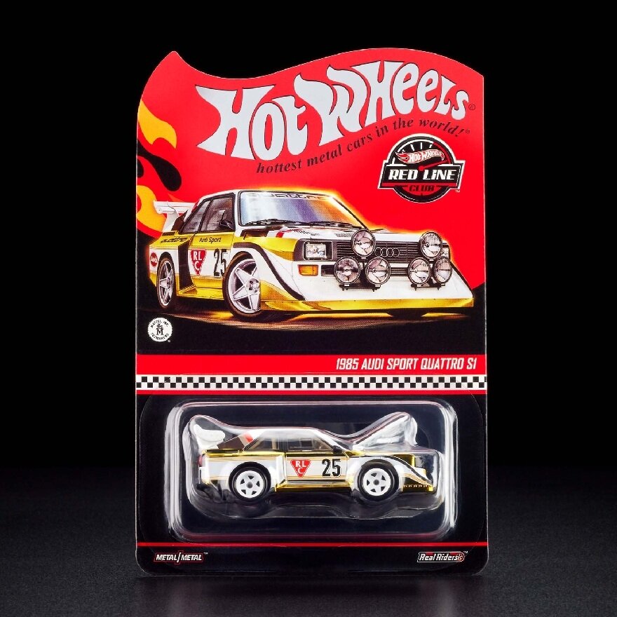 Hot Wheels RLC Exclusive Modeliukas 1985 Audi Sport quattro S1 (yra Sandėlyje)