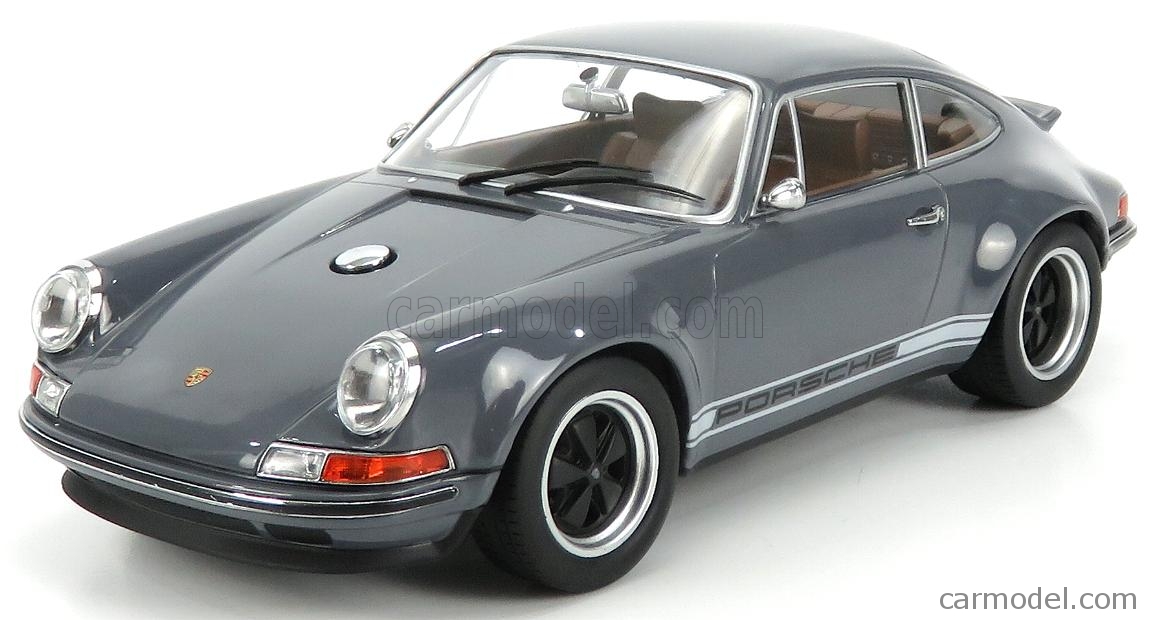 PRE-ORD3R KK Scale Modeliukas 1/18 Singer Porsche 911 coupe, grey