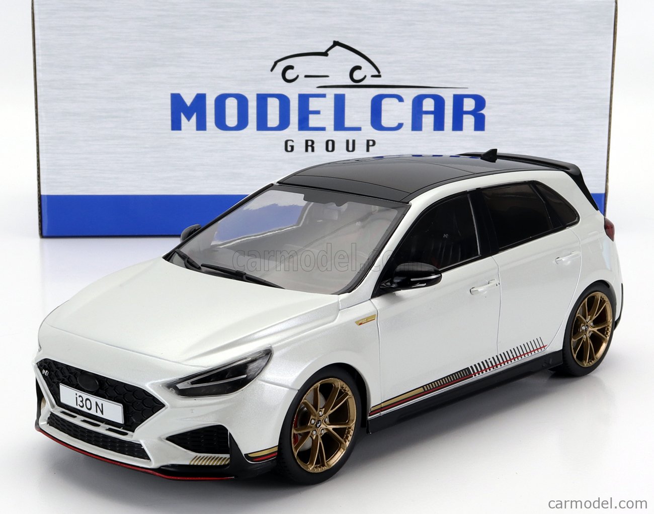 PRE-ORD3R MCG Modeliukas 1/18 2021 Hyundai i30 N, white