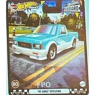 Hot Wheels Premium Boulevard Modeliukas 1991 GMC Cyclone (yra sandėlyje)