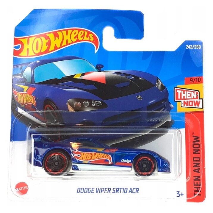 Hot Wheels Mainline Modeliukas Dodge Viper SRT10 ACR blue (kortelės būklė 8/10) (yra Sandėlyje)