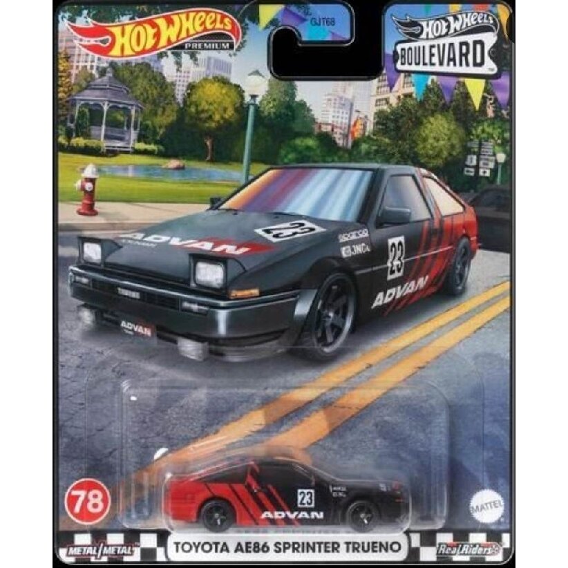 Hot Wheels Premium Boulevard Modeliukas Toyota AE86 Sprinter Trueno
