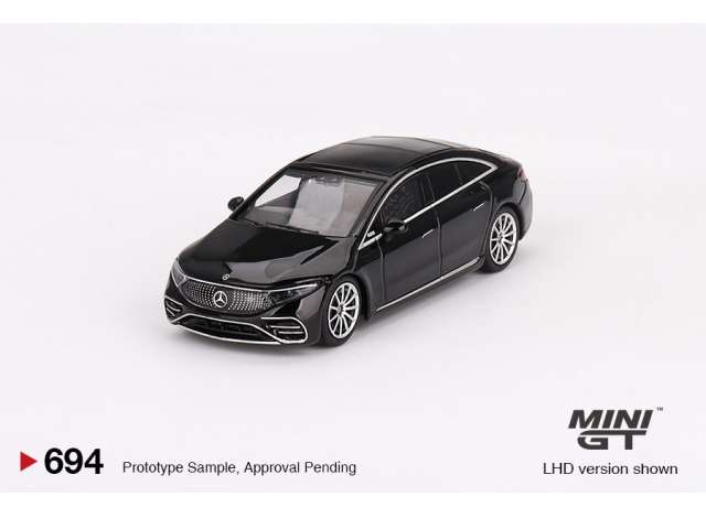 PRE-ORD3R Mini GT Modeliukas 1/64 2024 Mercedes Benz EQS 580 4-Matic, black