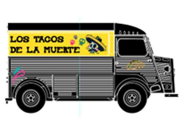 PRE-ORD3R Solido Modeliukas 1/18 1969 Citroën Type HY *Los Tacos de la Muerte*, grey/black