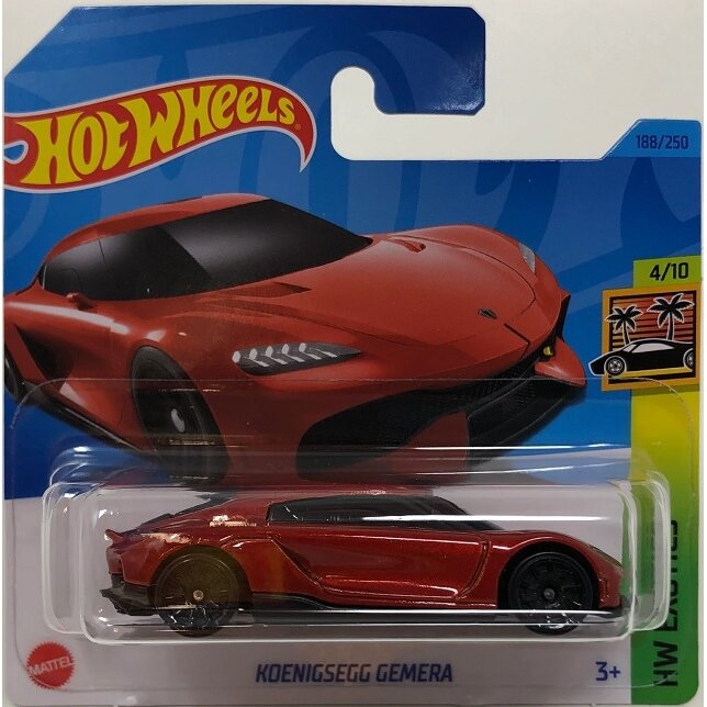 Hot Wheels Mainline Modeliukas koenigsegg gemera orange short card (yra Sandėlyje)