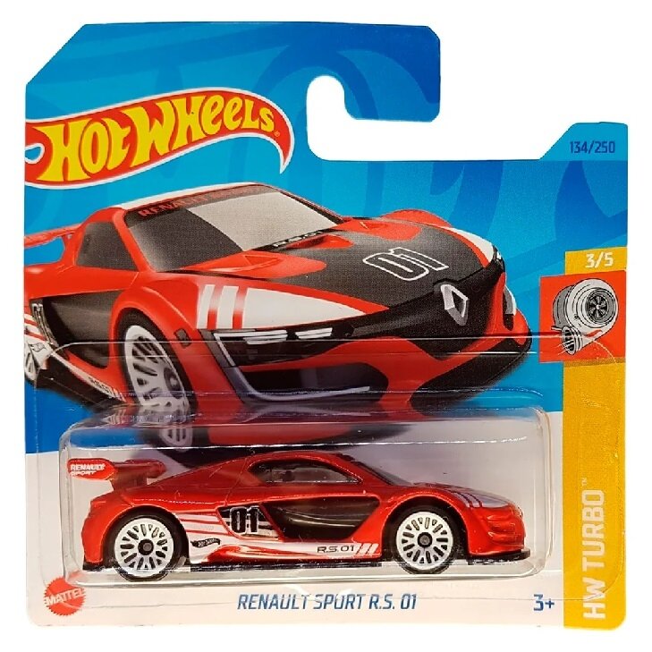 Hot Wheels Mainline Modeliukas Renault Sport RS 01 red (yra Sandėlyje)