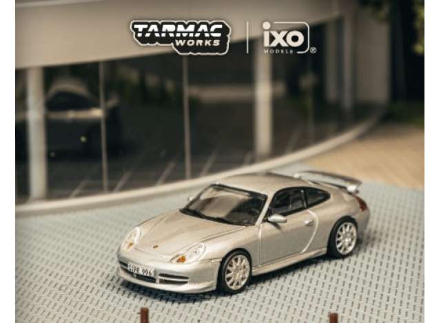 PRE-ORD3R Tarmac Modeliukas 1/64 Porsche 911 GT3 (type996), silver