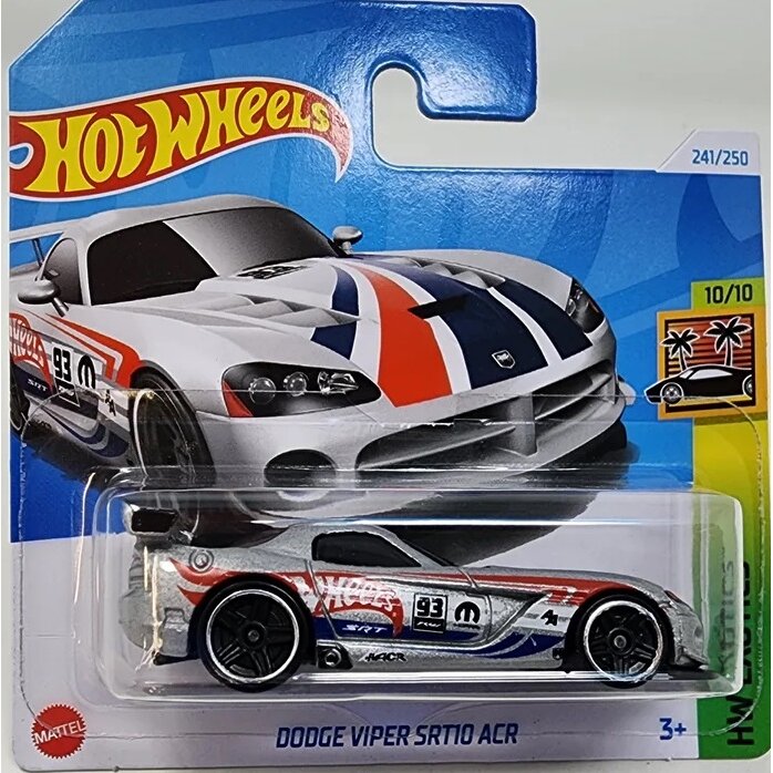 Hot Wheels Mainline Modeliukas Dodge Viper SRT10 ACR Silver