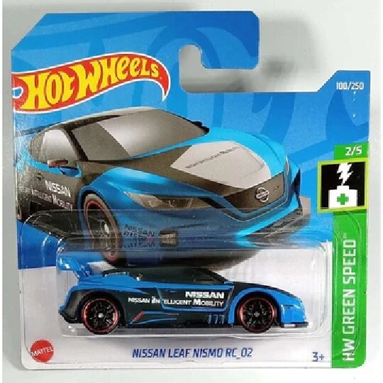Hot Wheels Mainline Modeliukas Nissan Leaf Nismo RC_02 Blue (yra Sandėlyje)