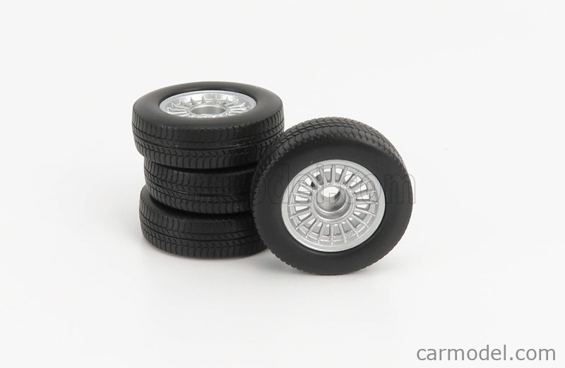 PRE-ORD3R KK Scale Ratų komplektas BMW E21 Wheel and Tyre Set, black