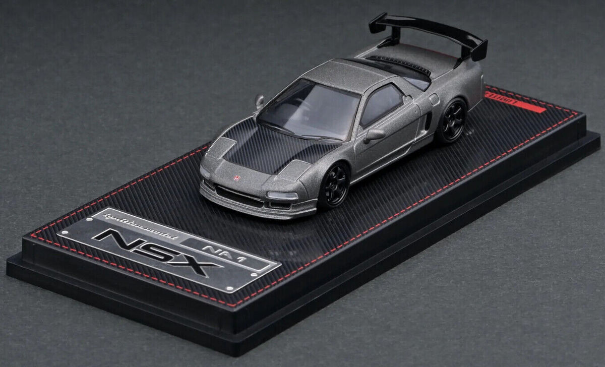 Ignition Models Modeliukas Honda NSX (NA1), titanium grey (yra Sandėlyje)