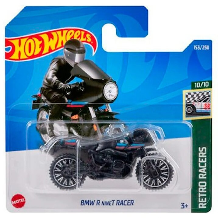 Hot Wheels Motociklo Modeliukas BMW R nineT Racer black