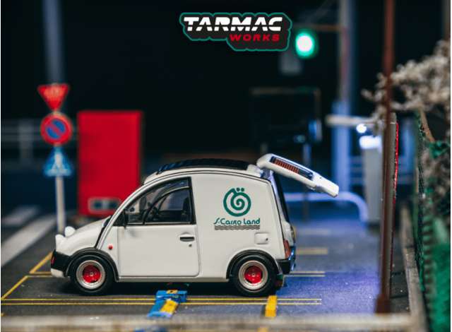PRE-ORD3R Tarmac Modeliukas 1/64 Nissan S-Cargo, white