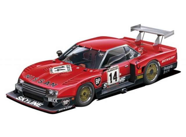 PRE-ORD3R Aoshima Modeliukas 1/24 NISSAN R30 SKYLINE TURBO GR.5 KYALAMI-9H-ENDURANCE 1982 SD, plastic modelkit