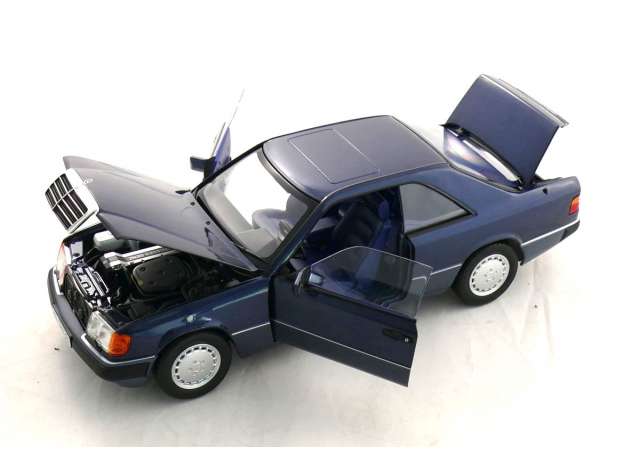 Norev Modeliukas 1/18 1990 Mercedes-Benz 300 CE-24 Coupé, blue