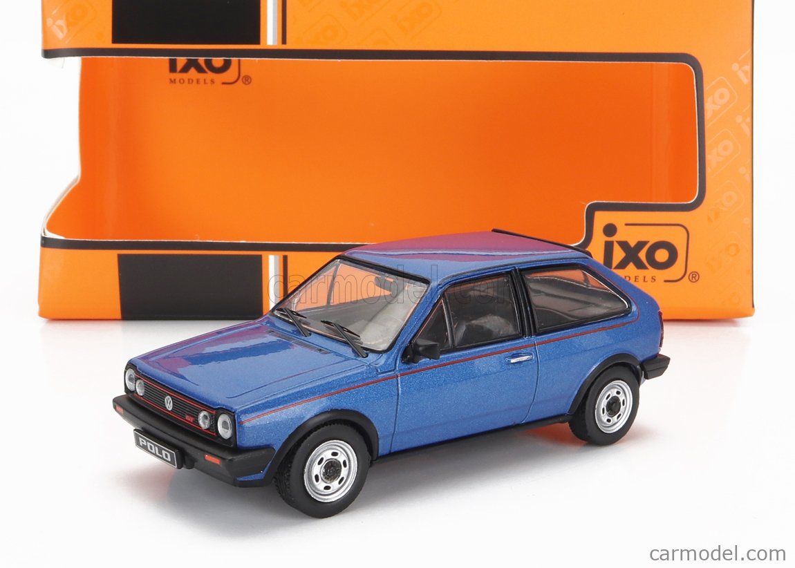 PRE-ORD3R IXO Models Modeliukas 1/43 1985 Volkswagen Polo Coupe GT, blue