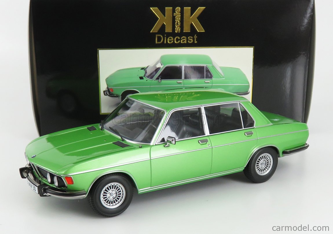 PRE-ORD3R KK Scale Modeliukas 1971 BMW 3.0S E3 2 Series, light green metallic