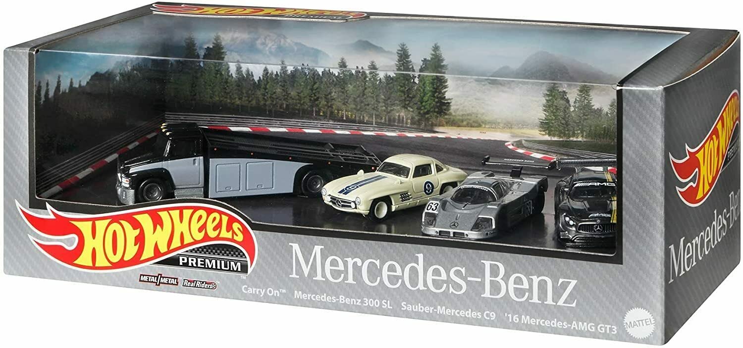 Hot Wheels Premium Modeliukas Premium Set #8 Mercedes-Benz Diorama (Sauber)