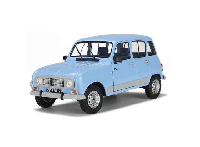 Solido Modeliukas 1/18 1978 Renault 4L CLAN Jacinthe, blue