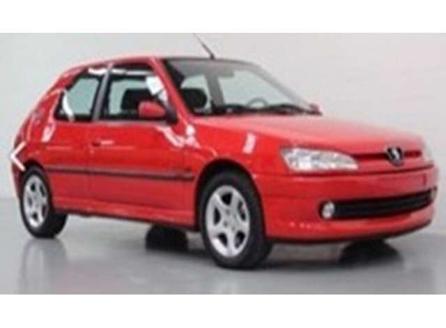 PRE-ORD3R Solido Modeliukas 1/43 2002 Peugeot 306 GTI S16, red