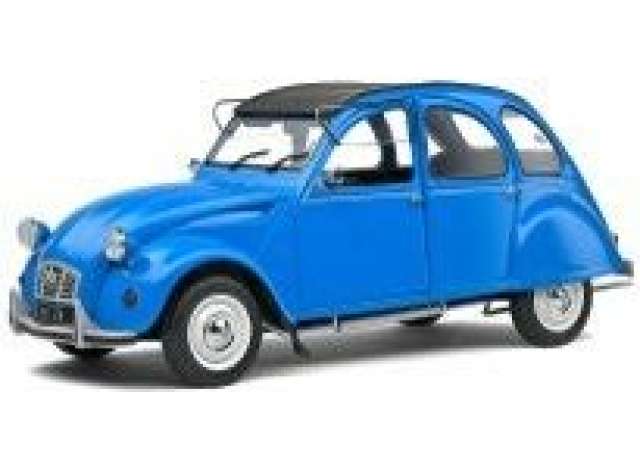 PRE-ORD3R Solido Modeliukas 1/18 1982 Citroen 2CV6, blue