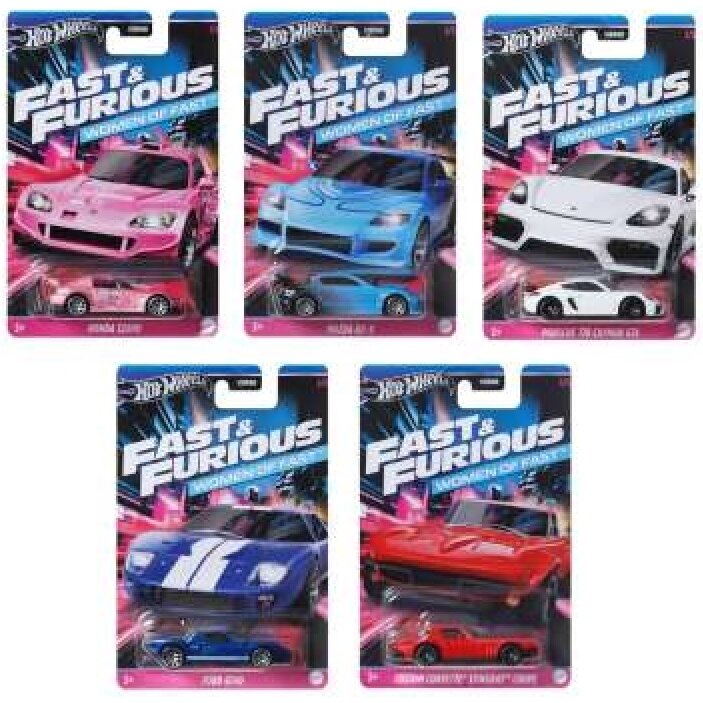 Hot Wheels Modeliukų rinkinys F&F Fast Themed Assortment