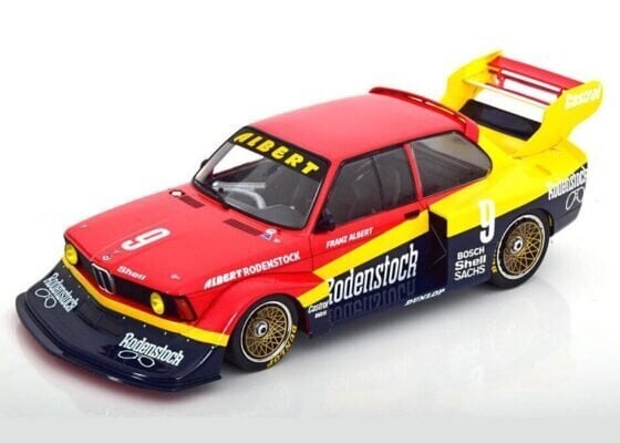 PRE-ORD3R MCG Modeliukas 1/18 1979 BMW 320 Gr.5 Rodenstock #9 F. Albert DRM Norisring, black/red/yellow