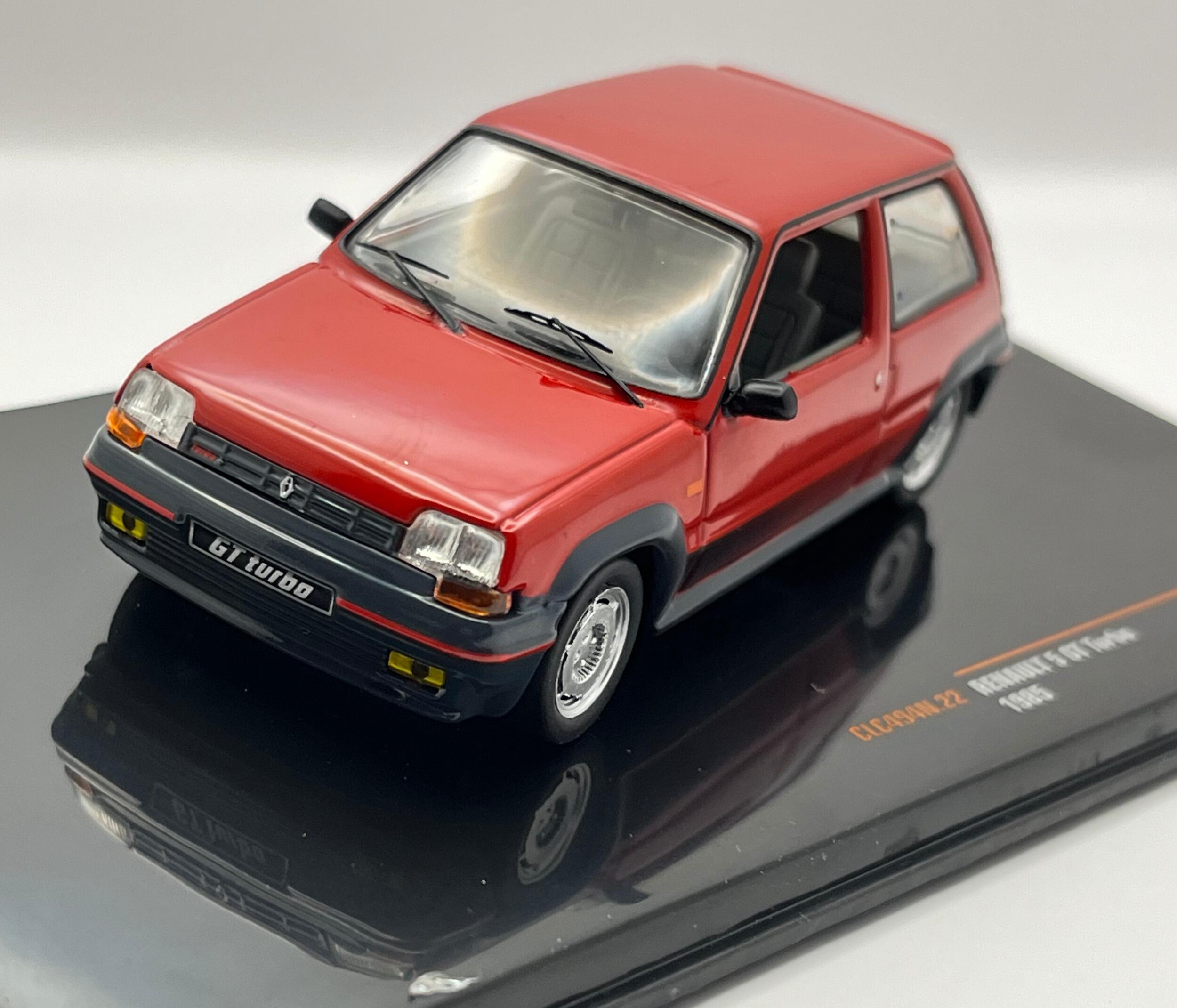 PRE-ORD3R IXO Models Modeliukas 1/43 1985 Renault 5 GT Turbo, red